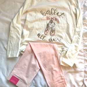 Girls pajama set Ballerina